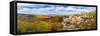 View of Camel Rock and forest, Garden of the Gods Recreation Area, Shawnee National Forest, Illi...-Panoramic Images-Framed Stretched Canvas