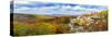 View of Camel Rock and forest, Garden of the Gods Recreation Area, Shawnee National Forest, Illi...-Panoramic Images-Stretched Canvas