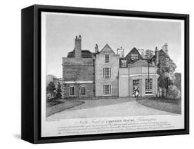 View of Campden House, Kensington, London, C1820-Robert Banks-Framed Stretched Canvas