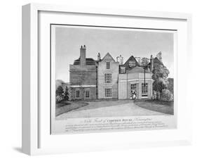 View of Campden House, Kensington, London, C1820-Robert Banks-Framed Giclee Print