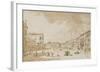 View of Campo San Polo, Venice, ca. 1790-Francesco Guardi-Framed Art Print