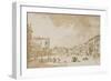 View of Campo San Polo, Venice, ca. 1790-Francesco Guardi-Framed Art Print