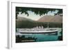 View of Canadian Pacific Railway Liner SS Princess Marguerite-Lantern Press-Framed Art Print