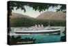 View of Canadian Pacific Railway Liner SS Princess Marguerite-Lantern Press-Stretched Canvas