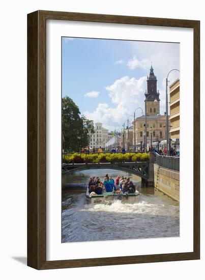 View of Canal and Town Hall, Gothenburg, Sweden, Scandinavia, Europe-Frank Fell-Framed Photographic Print