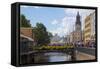 View of Canal and Town Hall, Gothenburg, Sweden, Scandinavia, Europe-Frank Fell-Framed Stretched Canvas