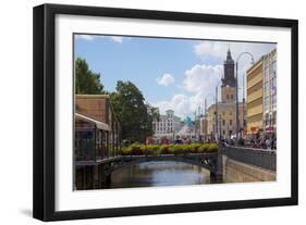 View of Canal and Town Hall, Gothenburg, Sweden, Scandinavia, Europe-Frank Fell-Framed Photographic Print