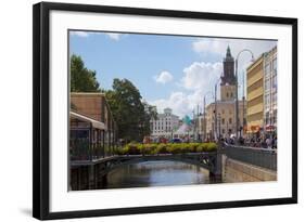 View of Canal and Town Hall, Gothenburg, Sweden, Scandinavia, Europe-Frank Fell-Framed Photographic Print