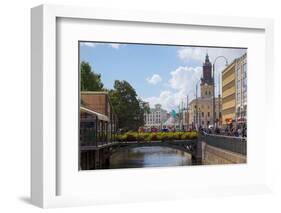 View of Canal and Town Hall, Gothenburg, Sweden, Scandinavia, Europe-Frank Fell-Framed Photographic Print