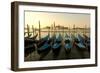 View of Canale di San Marco and with Gondolas, Venice, Italy-David Noyes-Framed Photographic Print