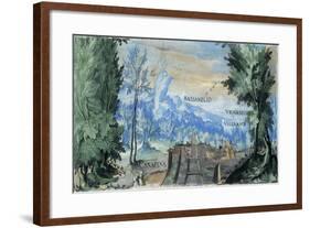 View of Canepina, 1592-Tarquinio Ligustri-Framed Giclee Print