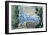 View of Canepina, 1592-Tarquinio Ligustri-Framed Giclee Print