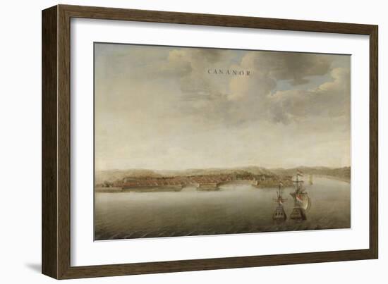 View of Cannanore on the Malabar Coast in India, c.1662-3-Johannes Vinckeboons-Framed Giclee Print