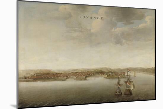 View of Cannanore on the Malabar Coast in India, c.1662-3-Johannes Vinckeboons-Mounted Giclee Print