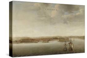 View of Cannanore on the Malabar Coast in India-Johannes Vinckboons-Stretched Canvas