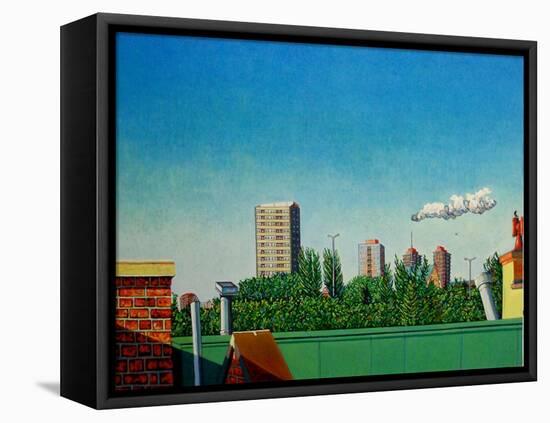 View of Canning Town-Noel Paine-Framed Stretched Canvas