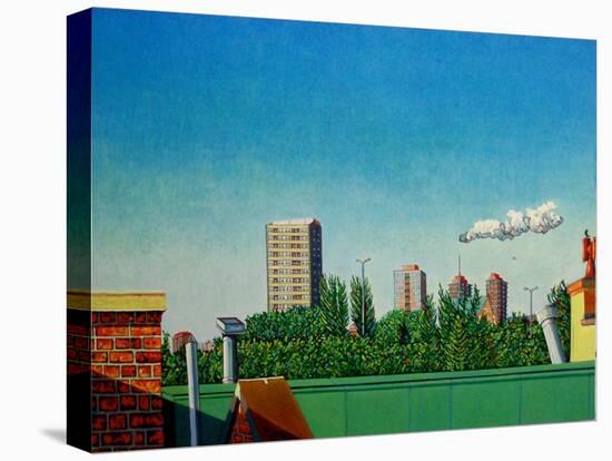 View of Canning Town-Noel Paine-Stretched Canvas