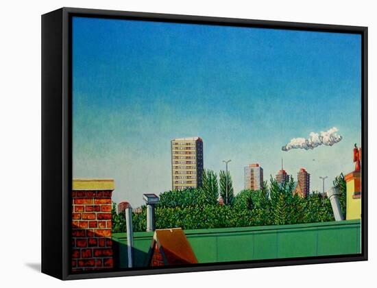 View of Canning Town-Noel Paine-Framed Stretched Canvas