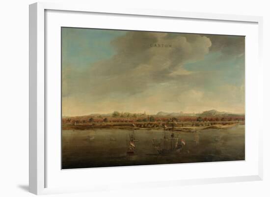 View of Canton in China, c. 1662-3-Johannes Vinckeboons-Framed Giclee Print