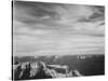 View Of Canyon In Fgnd Horizon Mts & Clouded Sky From North Rim 1941, Grand Canyon NP, Arizona 1941-Ansel Adams-Stretched Canvas