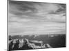 View Of Canyon In Fgnd Horizon Mts & Clouded Sky From North Rim 1941, Grand Canyon NP, Arizona 1941-Ansel Adams-Mounted Art Print