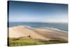 View of Cap De Carteret Beach, Barneville-Carteret, Normandy, France-Walter Bibikow-Stretched Canvas