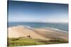 View of Cap De Carteret Beach, Barneville-Carteret, Normandy, France-Walter Bibikow-Stretched Canvas