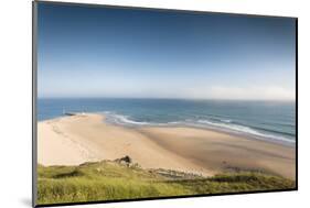 View of Cap De Carteret Beach, Barneville-Carteret, Normandy, France-Walter Bibikow-Mounted Photographic Print