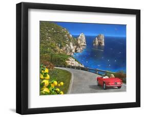 View of Capri-Dominic Davison-Framed Art Print