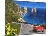 View of Capri-Dominic Davison-Mounted Art Print