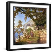 View of Capri-Theodore Caruelle D' Aligny-Framed Giclee Print