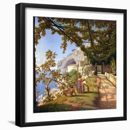 View of Capri-Theodore Caruelle D' Aligny-Framed Giclee Print