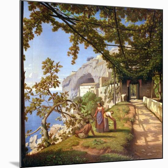 View of Capri-Theodore Caruelle D' Aligny-Mounted Giclee Print