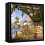 View of Capri-Theodore Caruelle D' Aligny-Framed Stretched Canvas