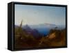 View of Capri-Consalvo Carelli-Framed Stretched Canvas