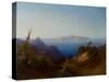 View of Capri-Consalvo Carelli-Stretched Canvas