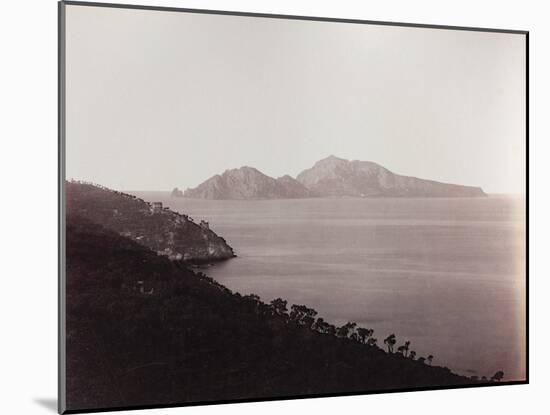View of Capri-Giorgio Sommer-Mounted Giclee Print