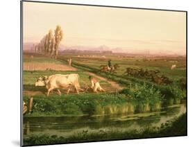 View of Carditello-Filippo Palizzi-Mounted Giclee Print