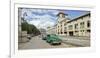 View of cars on a street, Calle San Pedro y Av. del Puerto, Havana, Cuba-null-Framed Photographic Print