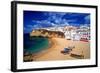 View of Carvoeiro, Algarve, Portugal-null-Framed Art Print