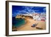 View of Carvoeiro, Algarve, Portugal-null-Framed Art Print