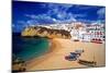 View of Carvoeiro, Algarve, Portugal-null-Mounted Art Print
