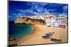 View of Carvoeiro, Algarve, Portugal-null-Mounted Art Print