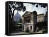 View of Casina Pio IV or Villa Pia-null-Framed Stretched Canvas