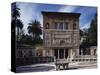 View of Casina Pio IV or Villa Pia-null-Stretched Canvas