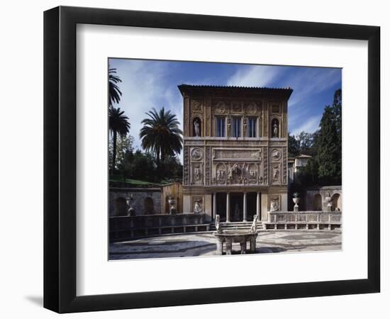 View of Casina Pio IV or Villa Pia-null-Framed Photographic Print