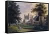 View of Cassiobury House, Hertfordshire-Henry Edridge-Framed Stretched Canvas
