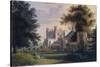 View of Cassiobury House, Hertfordshire-Henry Edridge-Stretched Canvas