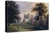 View of Cassiobury House, Hertfordshire-Henry Edridge-Stretched Canvas