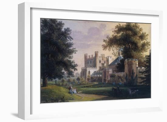 View of Cassiobury House, Hertfordshire-Henry Edridge-Framed Giclee Print